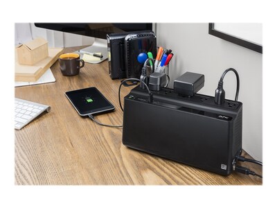 APC Back-UPS BE Series 600VA Desktop Battery Backup & Surge Protector w/ USB, 7 Outlets (BE600M1)