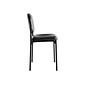 HON Scatter Stacking Guest Chair, Black SofThread Leather (BSXVL606SB11)