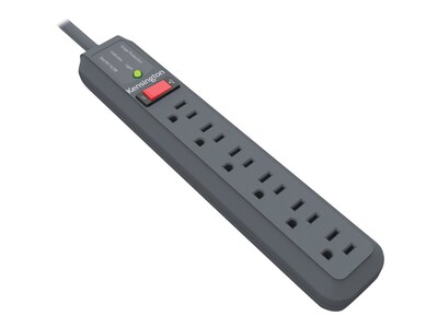 Kensington Guardian 6-Outlet Surge Protector, 15' Cord (K38215NA)