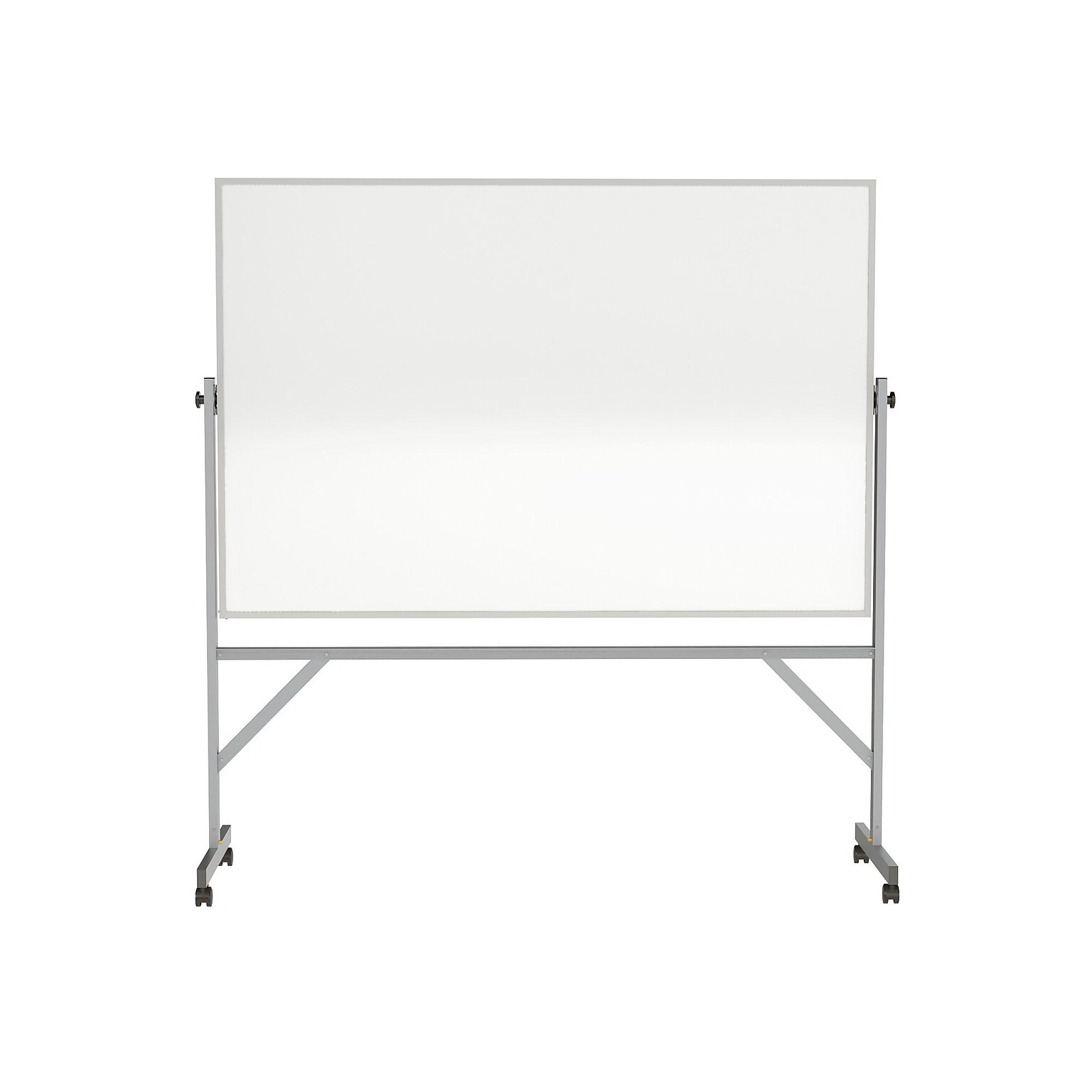 Ghent Porcelain Dry-Erase Whiteboard, Aluminum Frame, 6 x 4 (ARM1M146)