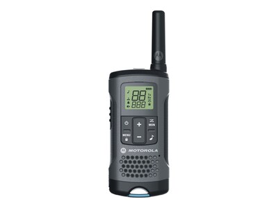 Motorola Talkabout T200 Two Way Radios, Dark Gray, 2/Pack
