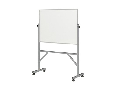 Ghent Melamine Dry-Erase Whiteboard, Aluminum Frame, 4' x 3' (ARMM34)