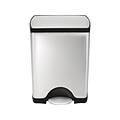 simplehuman Indoor Step Trash Can, Brushed Stainless Steel, 7.93 Gal. (CW1884)