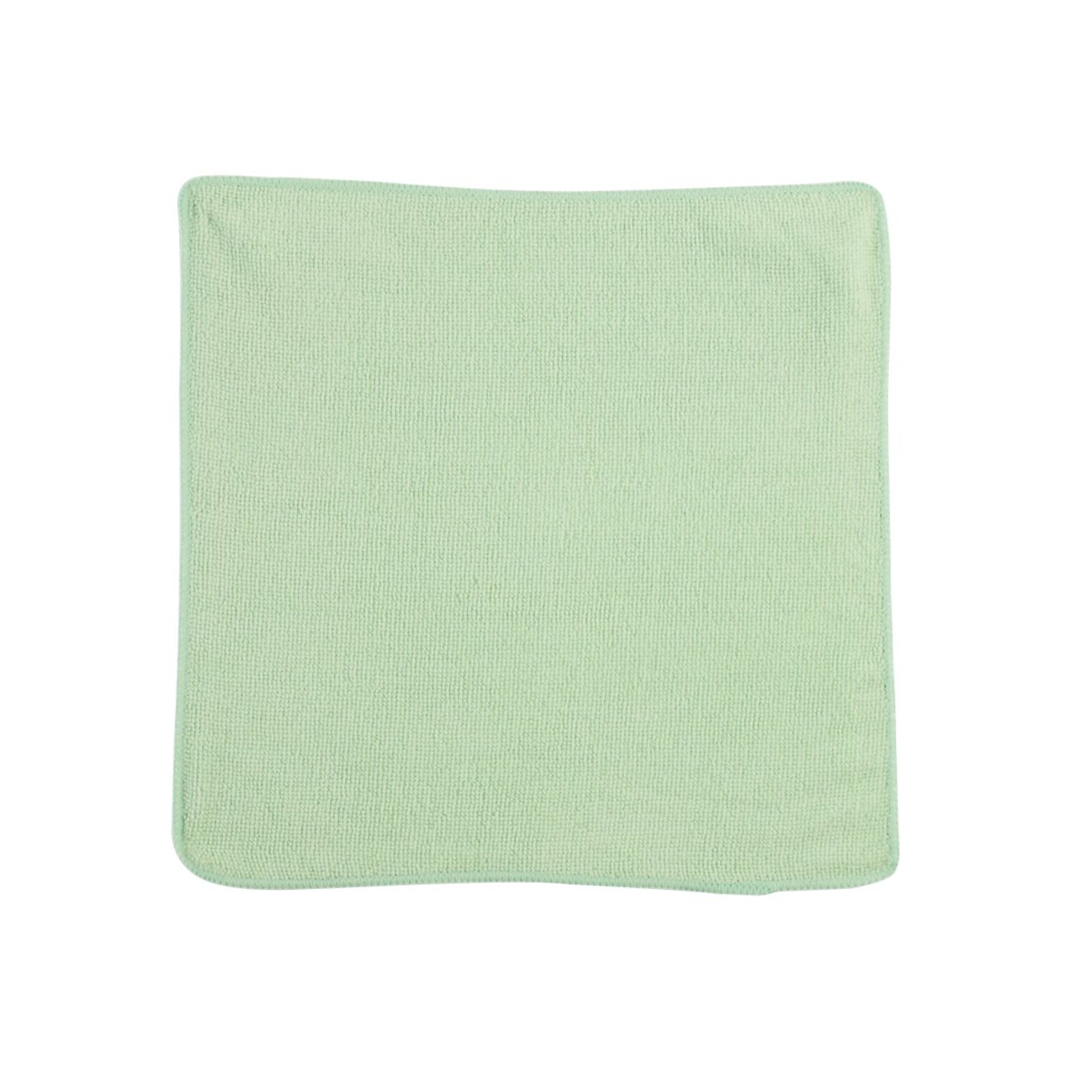 Rubbermaid Light Commercial Microfiber Rags, Green, 24/Pack (1820578)