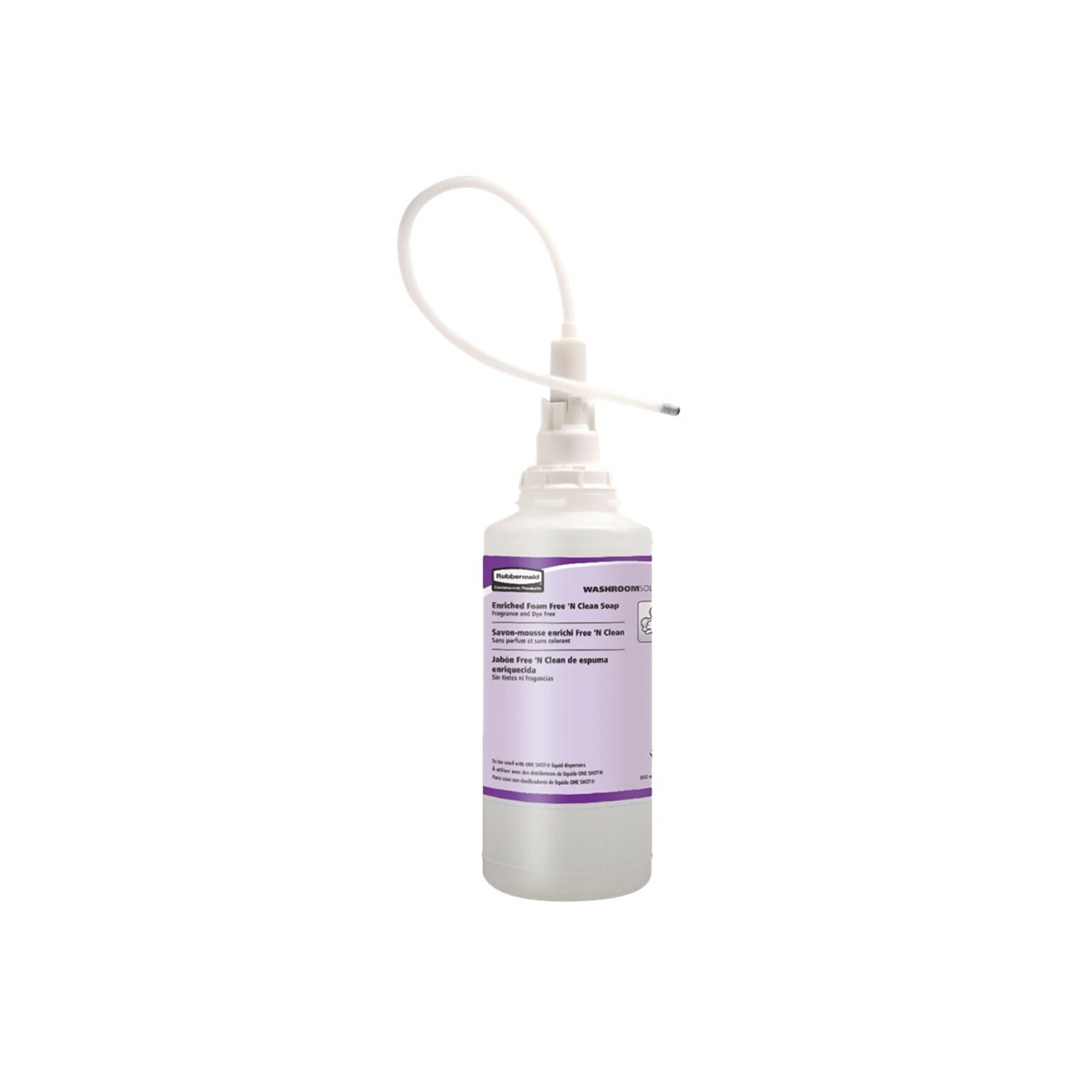Rubbermaid Foaming Hand Soap Refill for OneShot Dispenser, 4/Carton(FG750389)