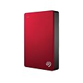 Seagate Backup Plus 4TB USB 3.0 External Hard Drive, Red (STDR4000902)