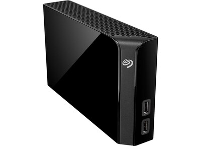 Seagate Backup Plus Hub 4TB External Hard Drive Desktop HDD USB 3.0 with 2 USB Ports, Black (STEL4000100)