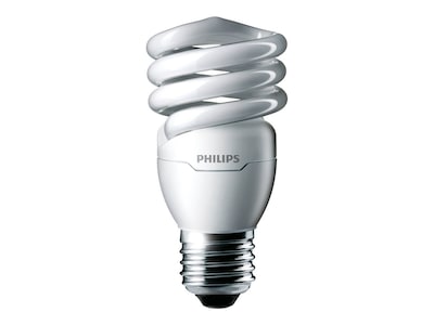 Philips Energy Saver 13 Watts Warm White Compact Fluorescent (CFL) Bulbs, 6/Carton (413996)