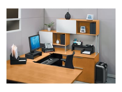 Fellowes Designer Suites Adjustable Monitor Riser, Up to 32", Black - 8038101