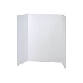Pacon Cardboard Presentation Board, 36 x 48, White/Kraft Natural, 24/Carton (3763)