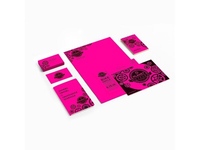 Astrobrights 65 lb. Cardstock Paper, 8.5" x 11", Fireball Fuchsia, 250 Sheets/Pack (WAU22881)
