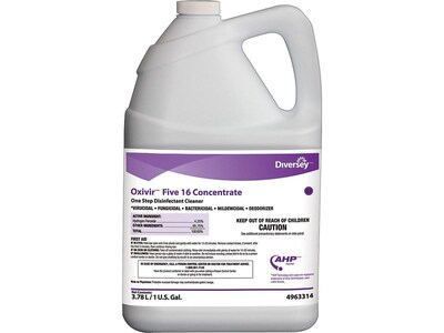 Oxivir Five 16 Cleaner Disinfectant, 128 Oz., 4/Carton (4963314)