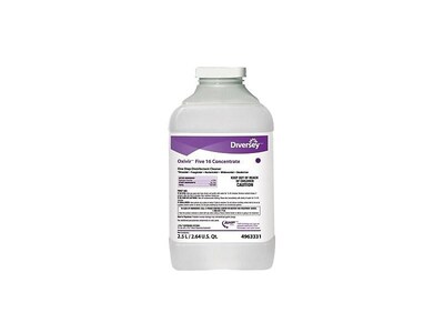 Oxivir Five 16 Disinfectant for Diversey J-Fill, 2.5 L / 2.64 U.S. Qt., 2/Carton (4963331)