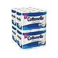 Cottonelle CleanCare 1-Ply Standard Toilet Paper, White, 150 Sheets/Roll, 48 Rolls/Pack (12456)