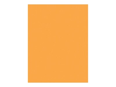Color Paper, 24 Lb, 8.5 X 11, Cosmic Orange, 500/Ream