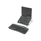 Safco Onyx 12.25"W x 12.25"D Steel Mesh Laptop Stand, Black (2161BL)