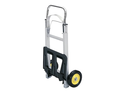 Safco Hide-Away Collapsible Hand Truck, 250 lbs., Gray/Black (4061)