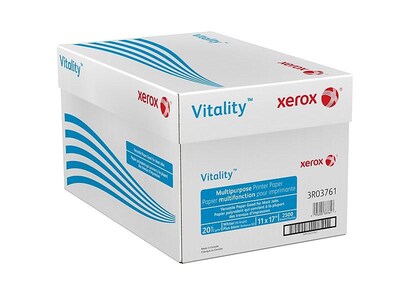 Xerox® Vitality® 11" x 17" Multipurpose Paper, 20 lbs., 92 Brightness, 5 Reams/Carton (3R3761)