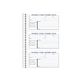 Adams Phone Message Pad, 5.5 x 8.5, Ruled, White, 100 Sheets/Pad (SC8603D)