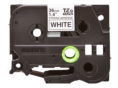 Brother P-touch TZe-S261 Laminated Extra Strength Label Maker Tape, 1-1/2 x 26-2/10, Black on Whit