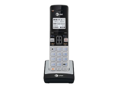 AT&T Cordless Telephone, Silver/Black (TL86003)