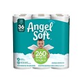 Angel Soft 2-Ply Standard Toilet Paper, White, 264 Sheets/Roll, 18 Rolls/Pack (775975)