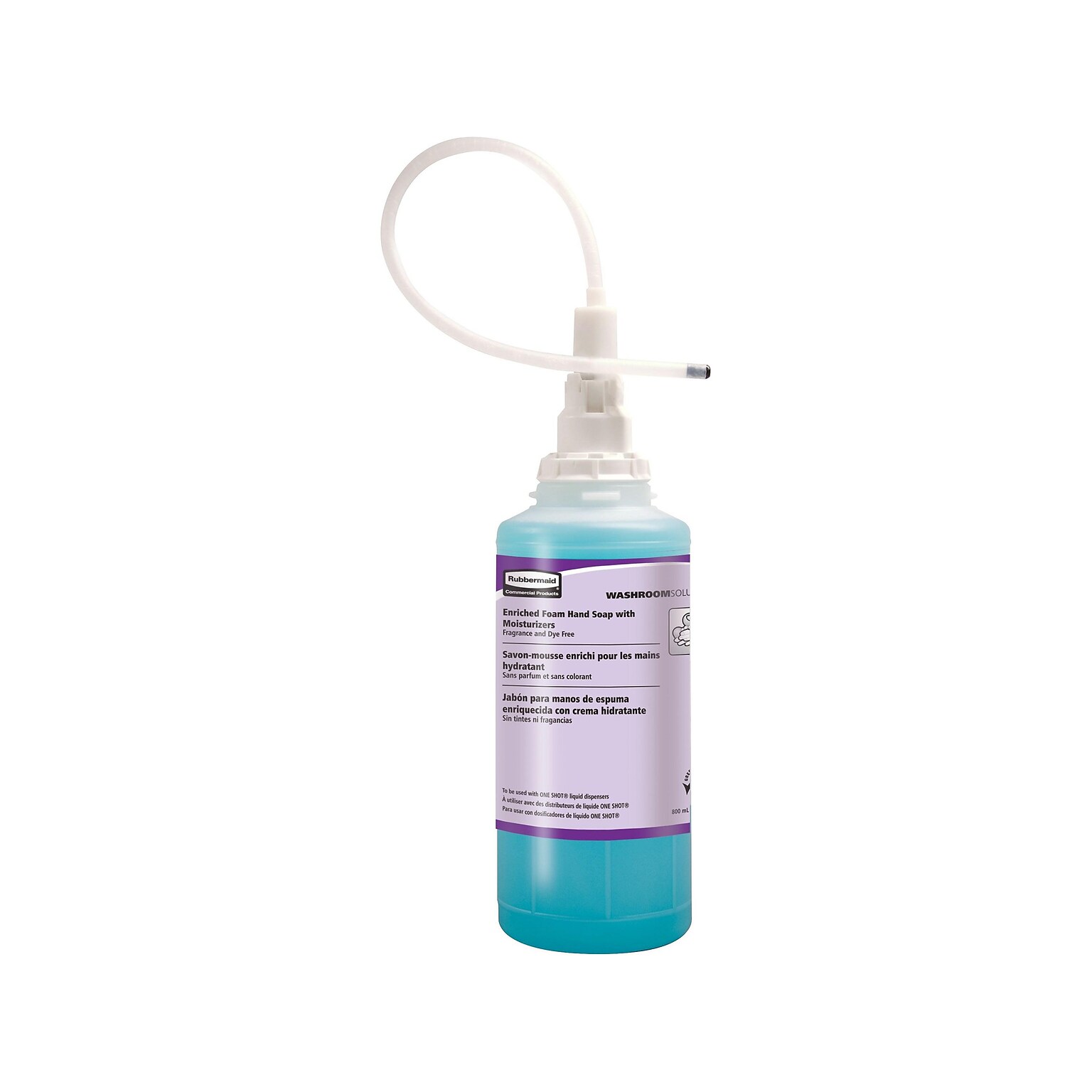 Rubbermaid Foaming Hand Soap Refill for OneShot Dispenser, Citrus Scent, 4/Carton(FG750517)