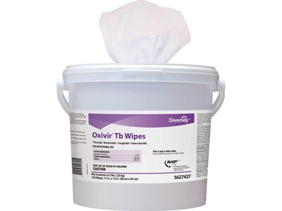 Oxivir Tb Disinfecting Wipes, 160 Wipes/Container, 4/Carton (5627427)