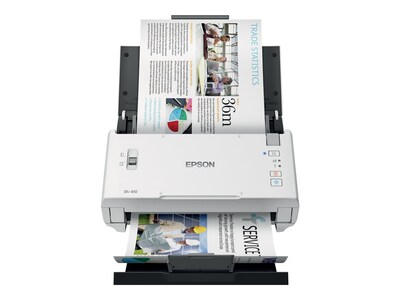 Epson DS-410 B11B249201 Desktop Scanner, Black/White