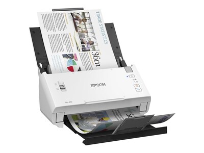 Epson DS-410 B11B249201 Desktop Scanner, Black/White