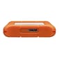 LaCie Rugged Mini 2TB USB 3.0 External Hard Drive, Orange/Silver (LAC9000298)
