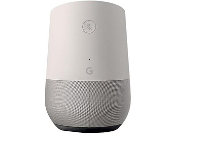 Google Home Smart Speaker, White (811571018420)