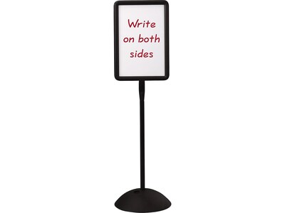 Safco Write Way Plastic Dry-Erase Whiteboard, Less than 2' x 2' (4117BL)