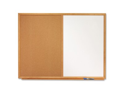Quartet Standard Cork & Dry Erase Whiteboard, 4 x 3 (QTS554)
