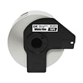 Brother DK-2212 Wide Width Continuous Film Labels, 2-4/10 x 50, Black on White (DK-2212)