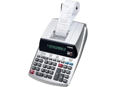 Canon (MP11DX-2) 12-Digit Desktop Calculator, Silver