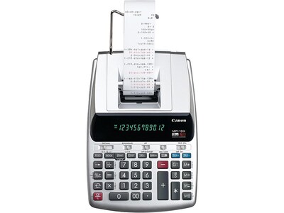 Canon (MP11DX-2) 12-Digit Desktop Calculator, Silver