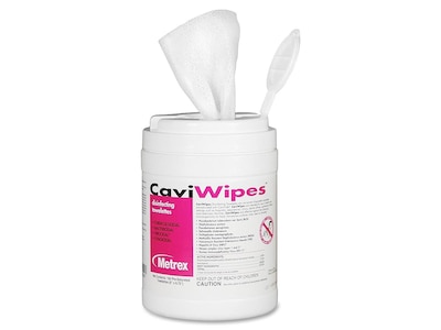 Metrex CaviWipes Cleaner Disinfectant Wipes, 160/Canister (13-1100)