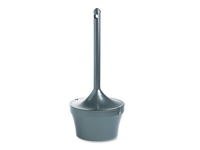 United Receptacle Aladdin Smokers Station Outdoor Ash Urn, Charcoal Aluminum, 41 Gal. (FGR1639EHGR)