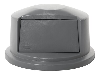 Rubbermaid BRUTE Dome Indoor Lid, Gray Polyethylene, 32 Gal. (FG263788GRAY)