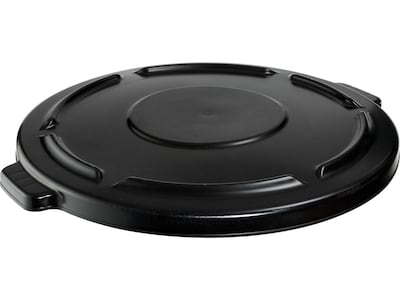 Rubbermaid BRUTE Indoor Lid, Black Polyethylene, 44 Gal. (FG264560BLA))