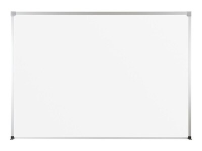 Essentials Balt Porcelain Dry-Erase Whiteboard, Anodized Aluminum Frame, 12 x 4 (2H2NM)