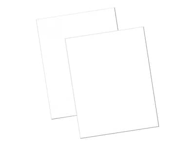 Pacon Economy Railroad Poster Board, 22 x 28, White, 100/Carton (104225)