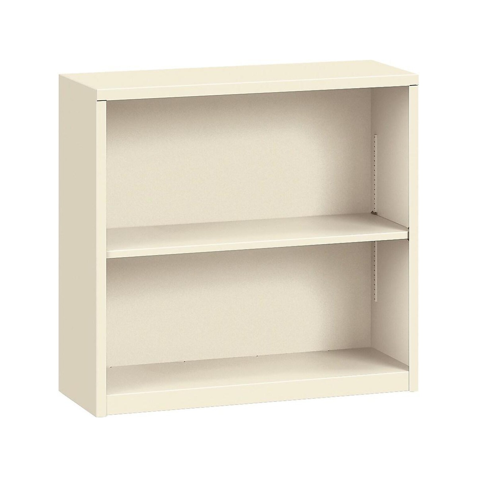 HON Brigade HS30ABC 2-Shelf Steel Bookcase, 29H x 34.5W x 12.64D, Putty (S30ABCL)