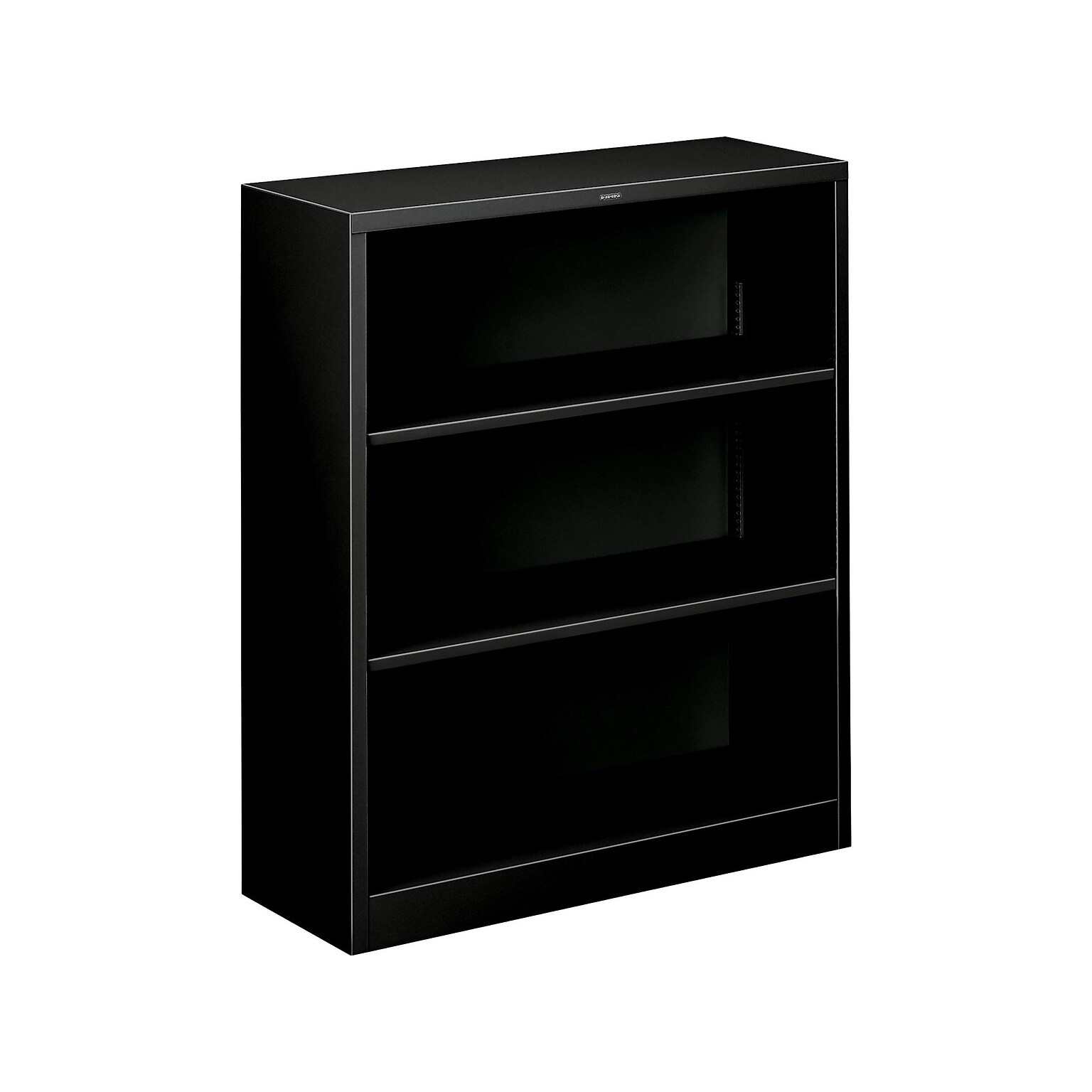 HON Brigade 3 Shelf 41H Bookcase, Black Steel(HS42ABCP)