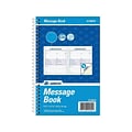 Adams Phone Message Pad, 5.5 x 8.5, Ruled, White, 100 Sheets/Pad (SC5805D)