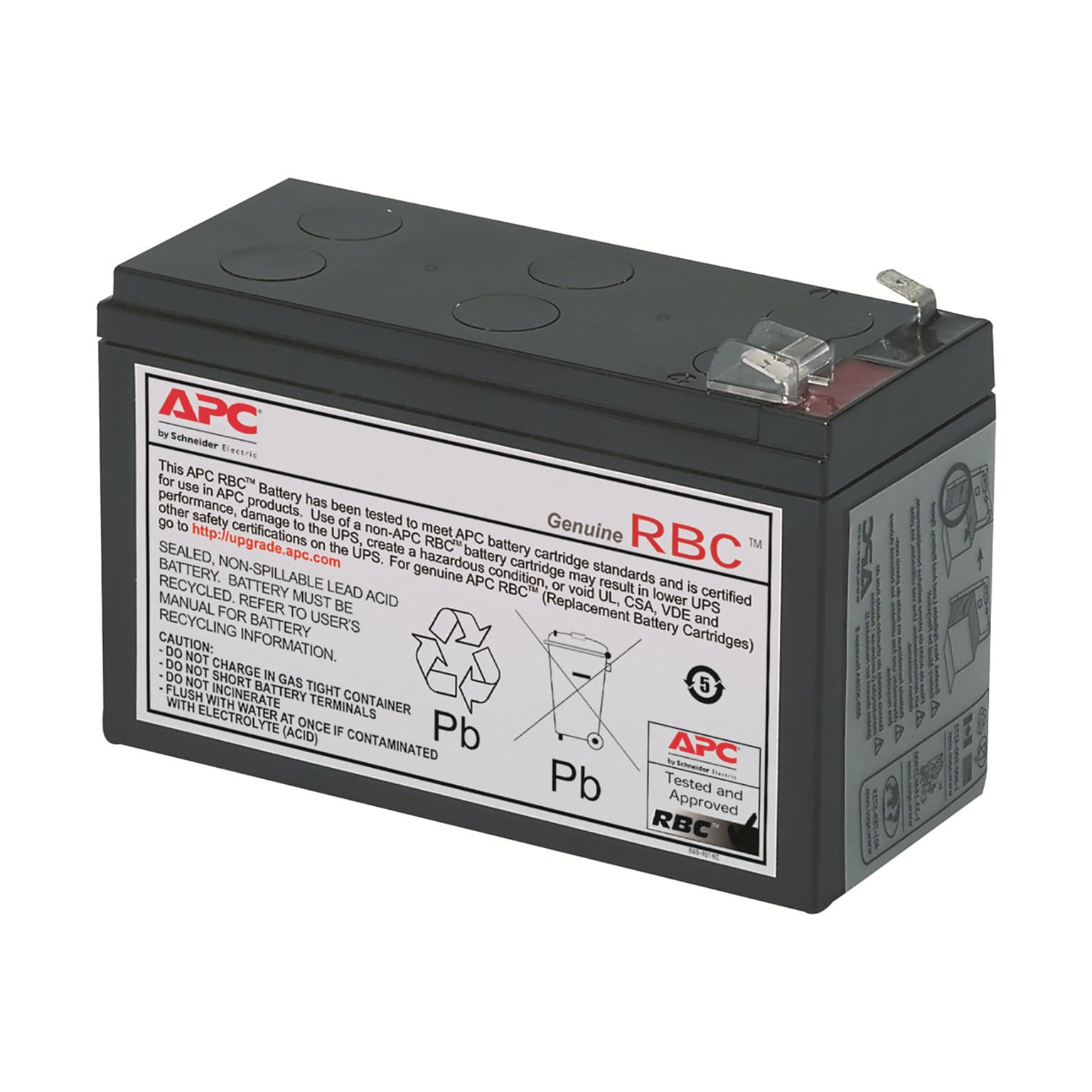 APC Cartridge #2 UPS Replacement Battery, Black (RBC2)