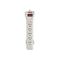 Tripp Lite Protect It! 7-Outlet Surge Protector, 7' Cord, Light Gray (TRPSUPER7)