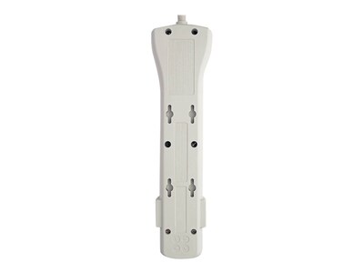 Tripp Lite Protect It! 7-Outlet Surge Protector, 7' Cord, Light Gray (TRPSUPER7)