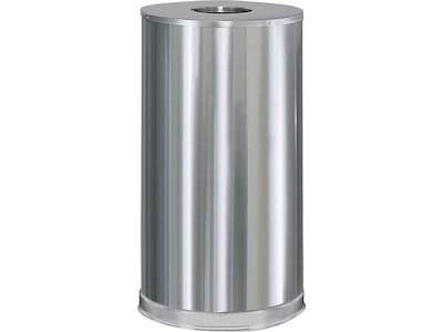 Rubbermaid Metallic Indoor Trash Can w/ no Lid, Stainless Steel Metal, 15 Gal. (FGCC16SSSGL)